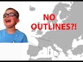 My Attempt to Find the Countries of Europe with no outlines