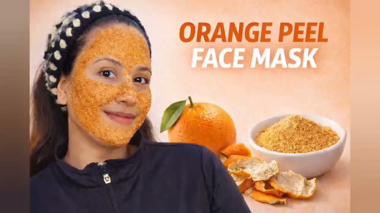 Orange Peel Face Pack for Extreme Glow | Real Method That Actually Works ! 