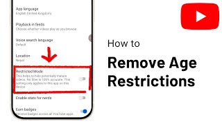 How to Remove Age Restriction on YouTube