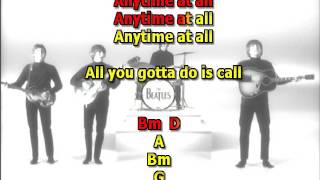 Any time at all Beatles mizo vocals lyrics chords cover chords