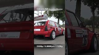 9.800Rpm of Screaming CITROËN AX Berg-Cup Monster 🔥