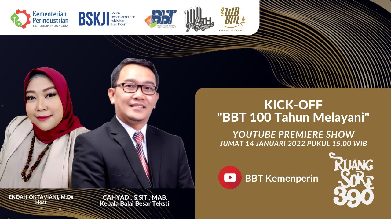 [RuangSore390] KICK-OFF "BBT 100 Tahun Melayani"