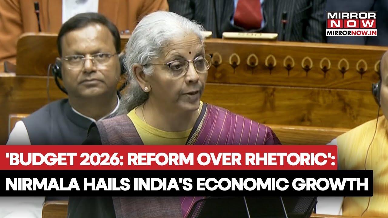 Union Budget 2026: FM Nirmala Hails India's Economic Growth Amid Global Turbulence At Sansad Speech