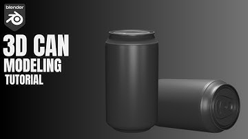 Blender Tutorial: Create a Realistic 3D Soda Can Step by Step in Blender