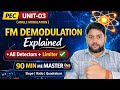 L05 | Unit-03  FM Demodulators &amp; Amplitude Limiter (Complete Easy Explanation) | complete Notes ✅ 