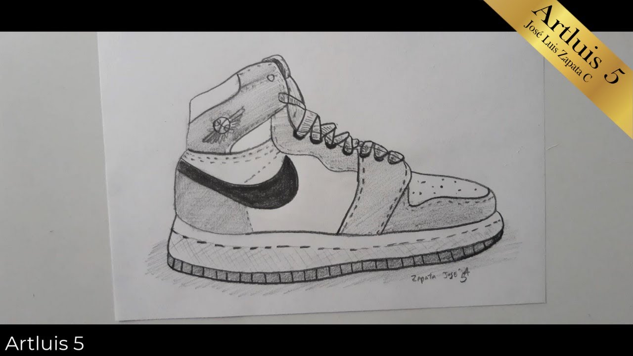 Cómo DIBUJAR las Zapatillas AIR JORDAN 👟 | How to DRAW the AIR JORDAN 👟 -  thptnganamst.edu.vn