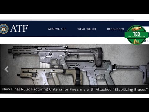 ATF Releases Pistol Brace Ban Final Rule 2023