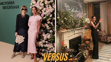 Meghan Markle Fuming as Victoria Beckham Gets 2nd Netflix Premiere with Anna Wintour in NYC