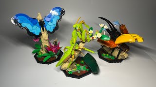 LEGO: Ideas “The Insect Collection” Stop Motion Speed Build! #21342 Build Walkthrough and Review!