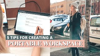 5 Tips for Creating a Portable Workspace [Photographer & Retoucher Tips for Working when Travelling]