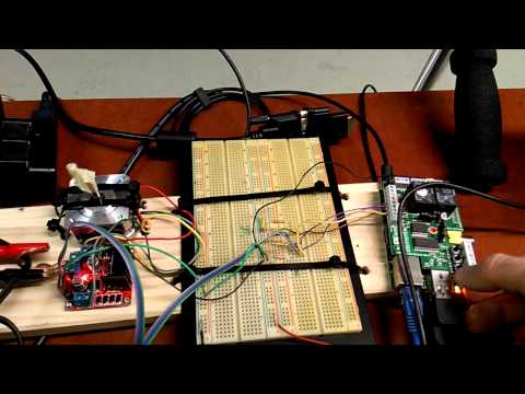 RaspberryPi testing with Stepper Motor and Python