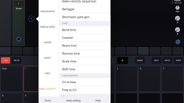 BeepStreet Drambo - Tutorial: Exploring the groovebox Part 19, Time Racks, Gate+Velocity Sequencer