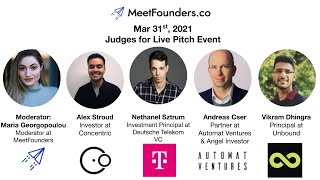 MeetFounders March 2021 (UK) LIVE Startup Pitches and VC Feedback screenshot 3