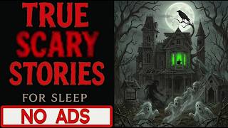 [NO ADS] 6 Hours True Horror Stories for Sleep | Gentle Rain Sounds | Black Screen Vol. 23