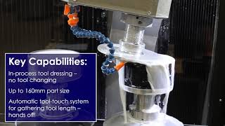 PRO 160P+ Machine Demo: High Speed Polishing of 112mm Meniscus Lenses