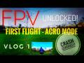 I Tried FPV Acro For The First Time &amp; Didn't Crash!?
