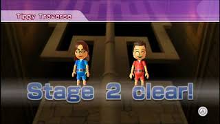Wii Party Trippy Traverse 2 player Co Op Walkthrough w/commentary