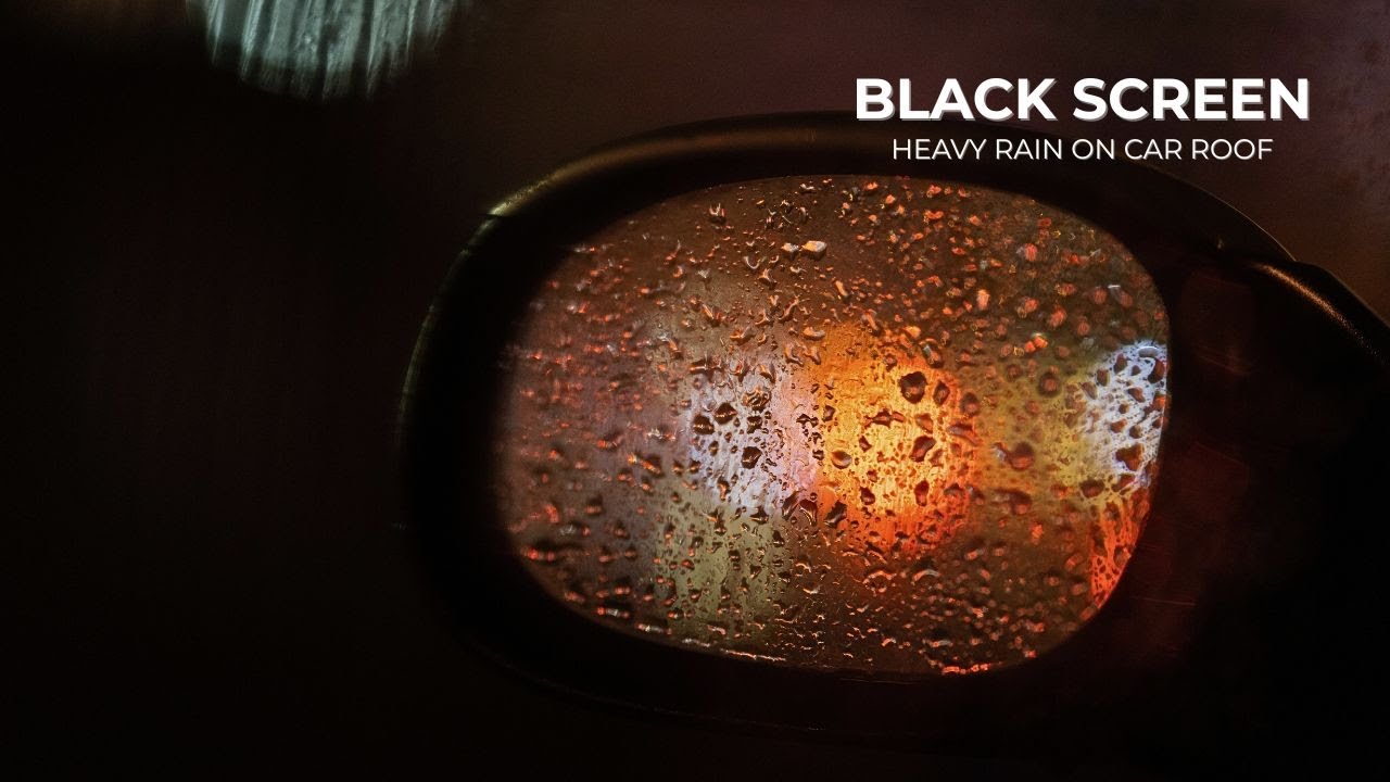 10 Hours Rain on Car Roof Sounds for Sleeping & Insomnia | Deep Sleep ASMR 🌧️