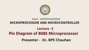 Microprocessor and Microcontroller | Pin Diagram of 8085 Microprocessor| AKTU Digital Education