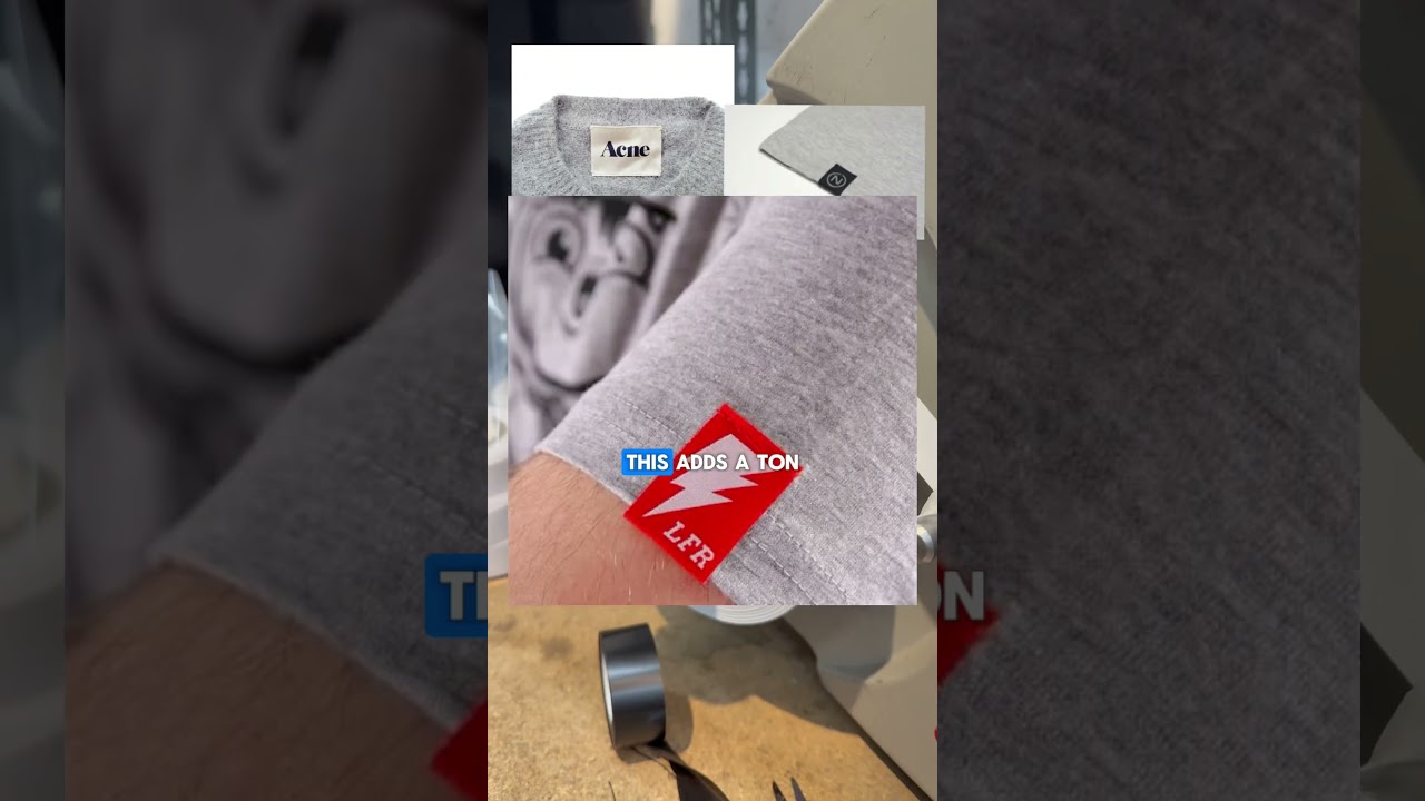 You can get custom woven labels done the same day at this spot in 