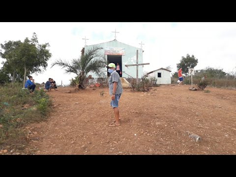 VIZITA À SANTA CRUZ DA PONTA DA SERRA ( A fé faz subir montanha. Canal Vida No Interior)