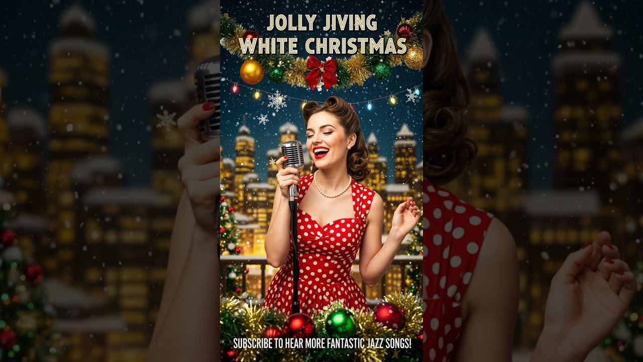 Big Band Swing Music - Jolly 1940s Swing Christmas Song – White Christmas with Female Vocals