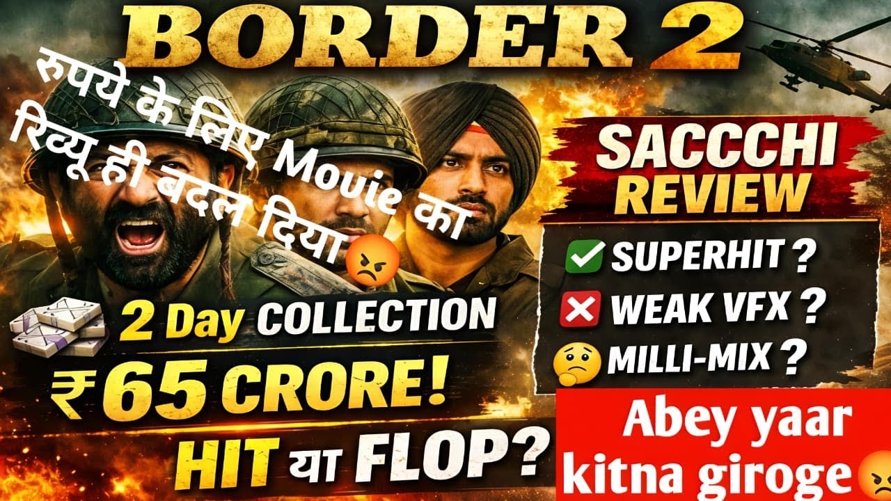 Border 2 Movie Review Ka Kala Sach 🙀🙀| The Fact Scope India | 