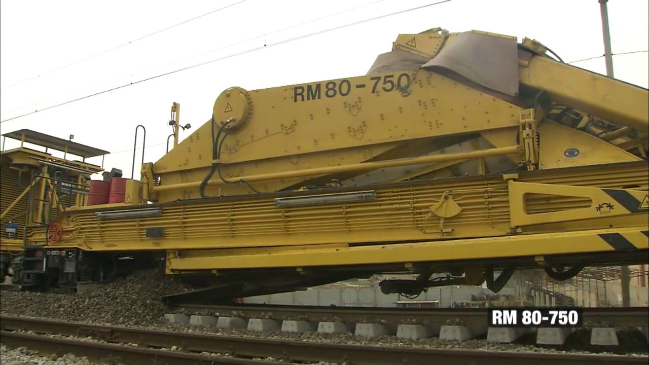 RM80 Ballast Cleaner YouTube