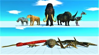 Prehistoric mammals vs reptiles Animal Revolt Battle Simulator screenshot 5