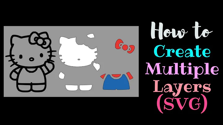 How to create Multiple Layers Multiple Colors | Cricut | Contour