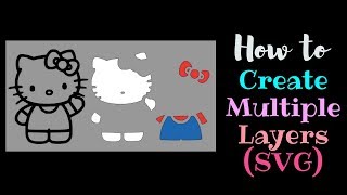 How to create Multiple Layers Multiple Colors | Cricut | Contour