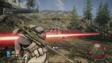 Ghost Recon Breakpoint killing drone swarm