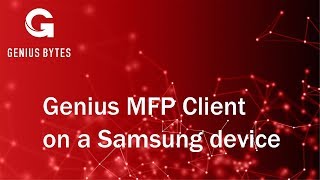 Genius MFP Client on a Samsung device