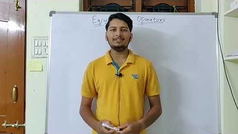 C Tutorial (Hindi) Lecture-18 Equality operators in C