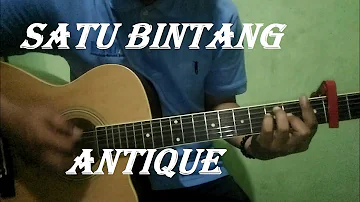 Cover gitar akustik lirik beserta cord "Satu bintang" original song by Antique