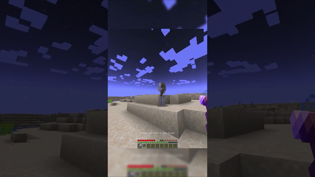 when a neon main plays minecraft 💀 