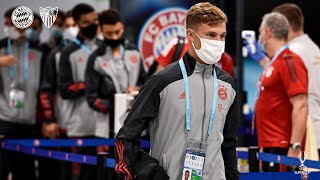 LIVE 🔴 Team arrival at the stadium | FC Bayern vs. FC Sevilla | UEFA Super Cup