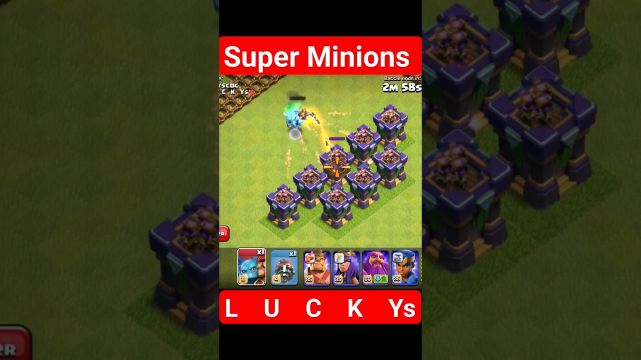 Super Minions Clash Of Clans