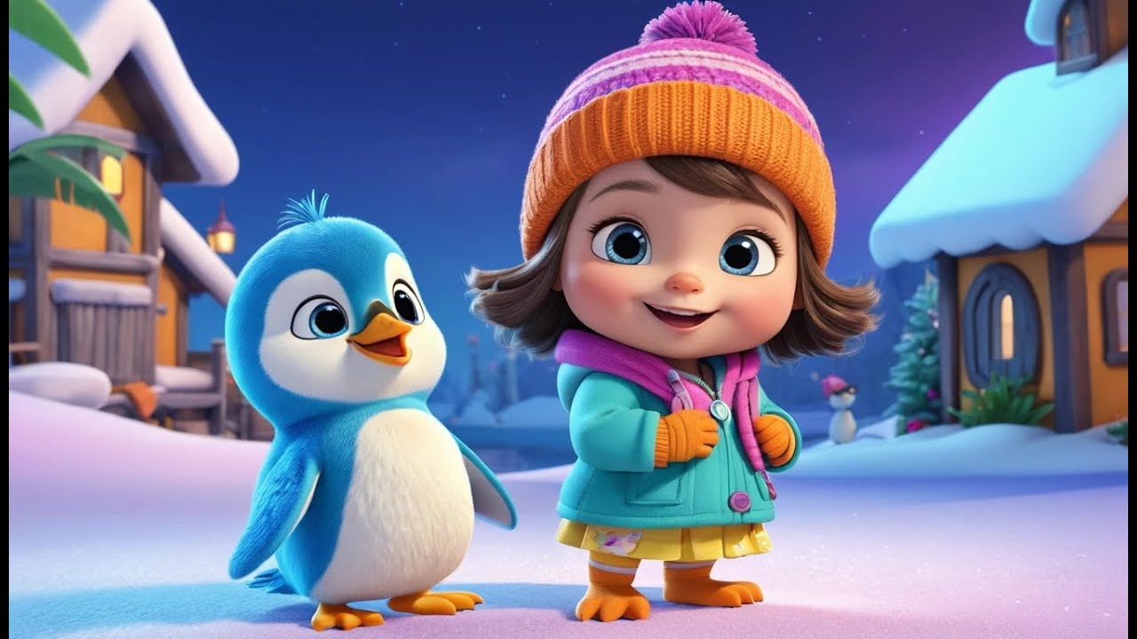 Baby Penguin Scoot Scoot Ice | Fun Penguin Song for Kids | Cool Winter Adventure Rhyme