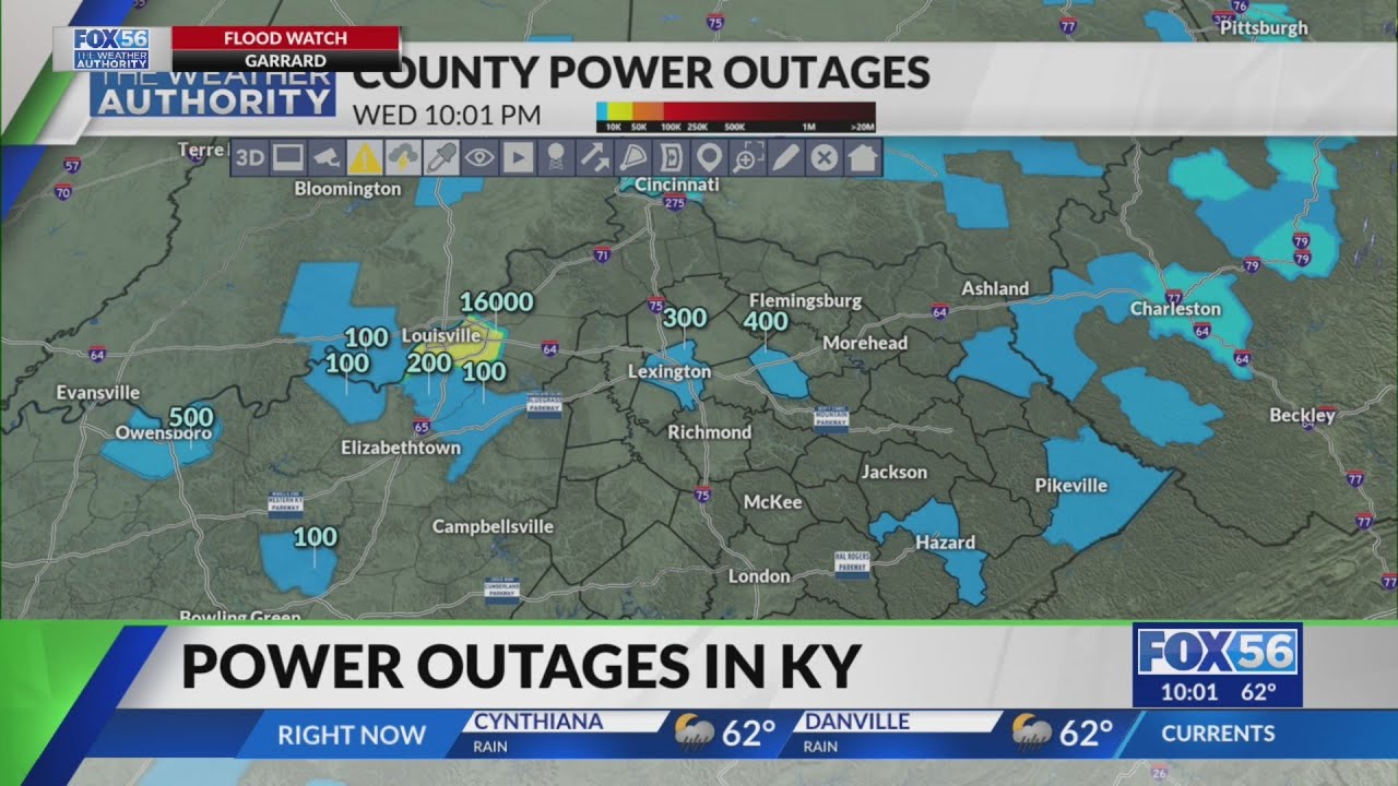 Power outages reported after severe weather in Kentucky YouTube