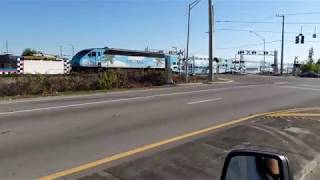 Tri-Rail Commuter Trains Opa Locka Florida 4/26/18
