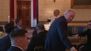 President Trump Participates in an Easter Prayer Service and Dinner