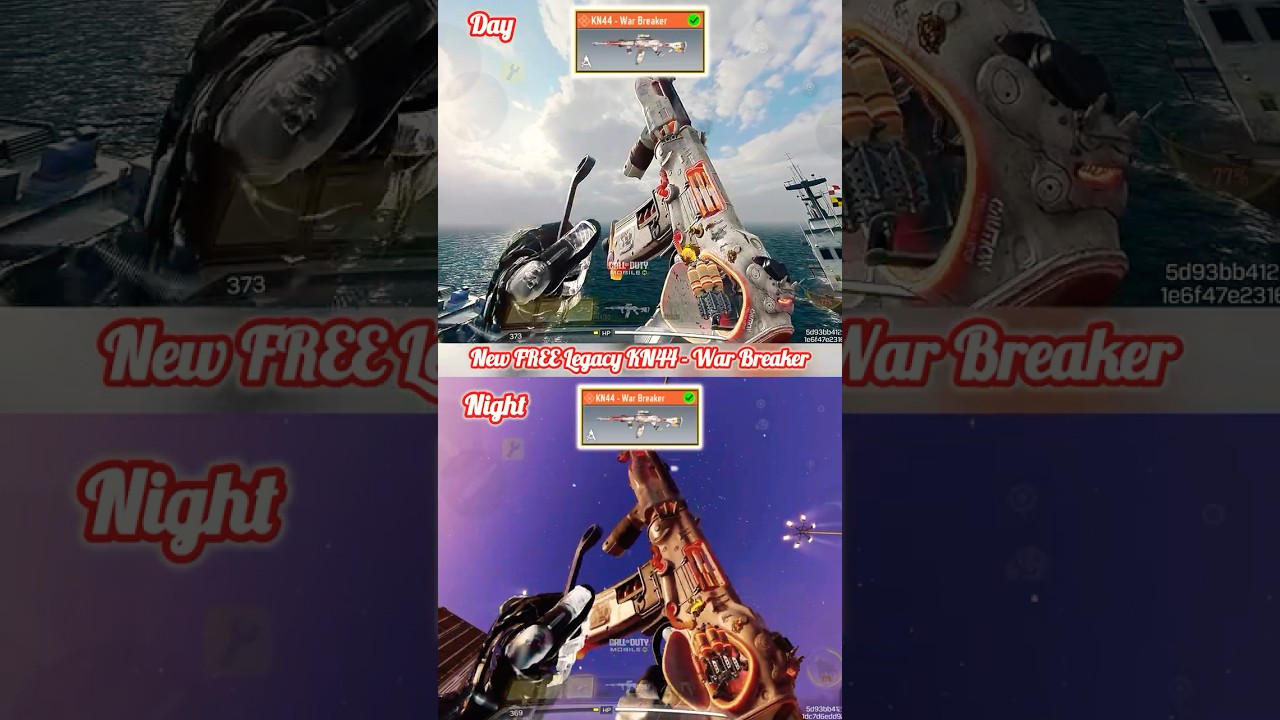 New FREE Legacy KN44 - War Breaker Inspection in Day & Night View 