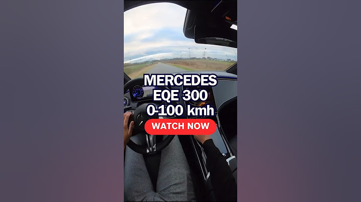 Mercedes EQE 300 | 0 to 100 in seconds! #car