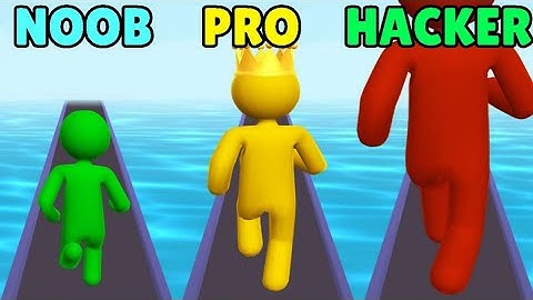NOOB vs PRO vs HACKER Giant Rush! android, iOS gameplay| Jelly Tv Book