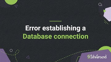 How to Fix Error Establishing Database Connection Error in WordPress | Tutorial