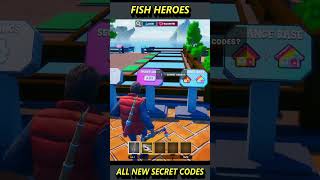 FISH HEROES- ALL NEW SECRET CODES- FORTNITE CREATIVE