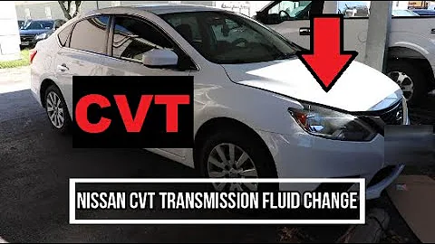Nissan SENTRA CVT Fluid Change 2013-2019 🚙 | Short Tutorial