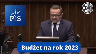 Marek Matuszewski - budżet na rok 2023