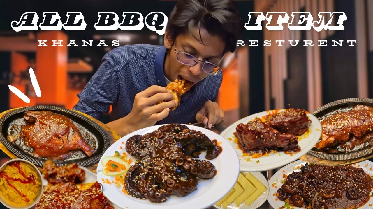 All BBQ Item In Restaurant || শুধু বারবিকিও 😲😲 || Khana's Restaurant ||